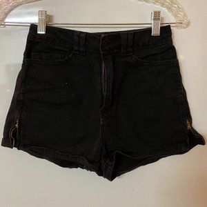 High-waisted shorts